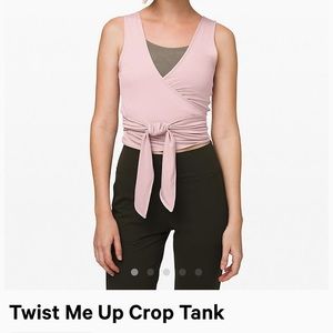 Twist me up crop tank